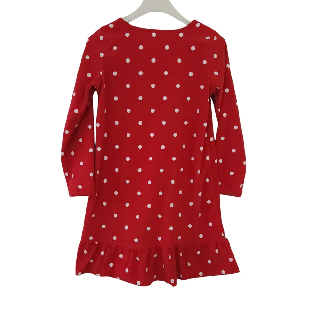 Carters Girls Christmas Pajamas Gingerbread Girl Size 8-10 Fleece Nightgown